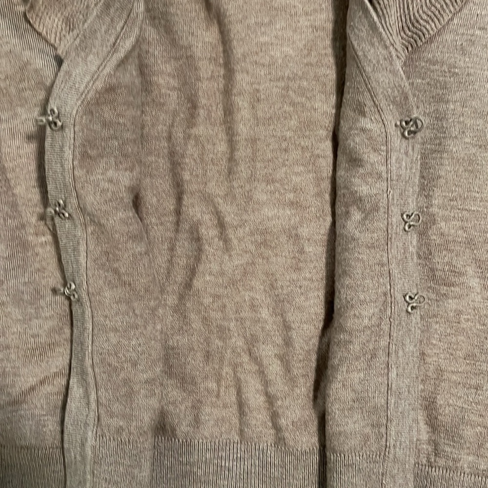 Banana Republic Soft Wool Ruffle Cardigan - Picture 4 of 12